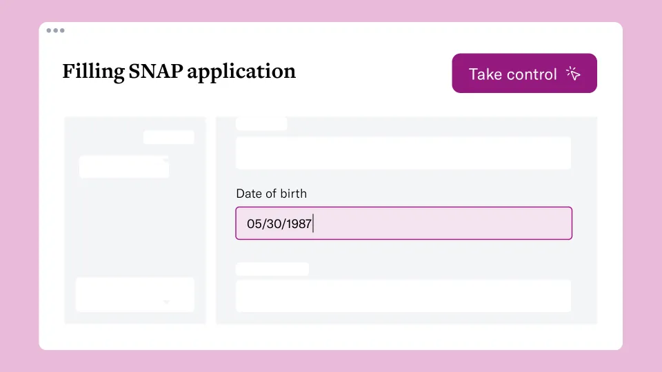 Form-Filling Assistant auto-completes application fields